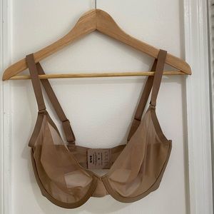 CUUP 34G Mesh Plunge Bra